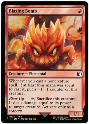 Blazing Bomb - 0130 - Final Fantasy - MTG - NM/M