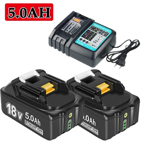 Batería 18V 6,0Ah 8Ah 12Ah para Makita BL1860B BL1850 197422-4 BL1830 LED/Cargador - Imagen 32 de 49