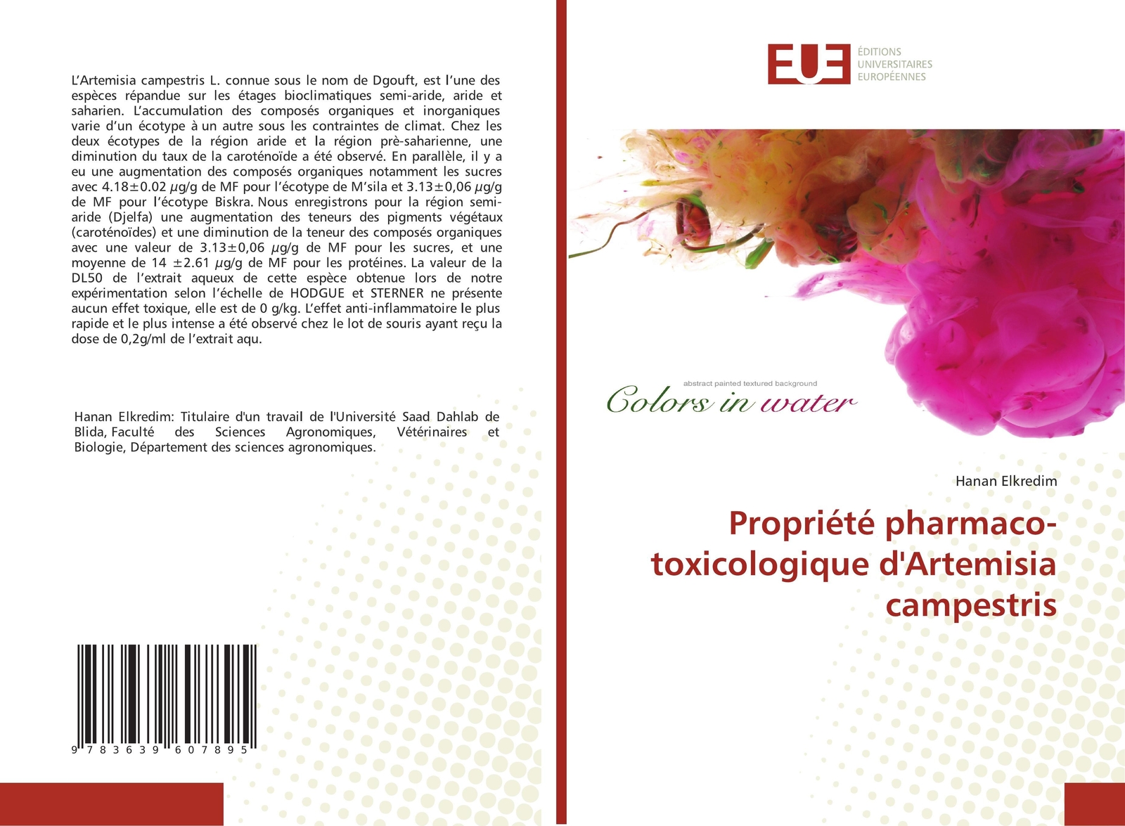 Thumbnail - Hanan Elkredim | Propriété Pharmaco-toxicologique D'artemisia