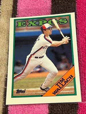 1988 TOPPS TIFFANY #560 TIM.WALLACH EXPOS STARS VINTAGE BASEBALL CARD !! - Photo 1/2