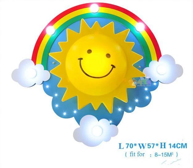 Солнце радуга светодиодный потолочный свет подвеска лампа освещение ребенка C 10 - Изображение 3 из 4