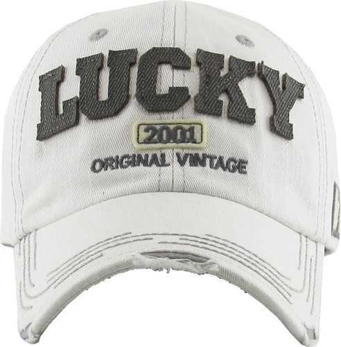 Gorra de béisbol vintage sombrero en dificultades - mezclilla de la suerte - KBETHOS - Imagen 43 de 46