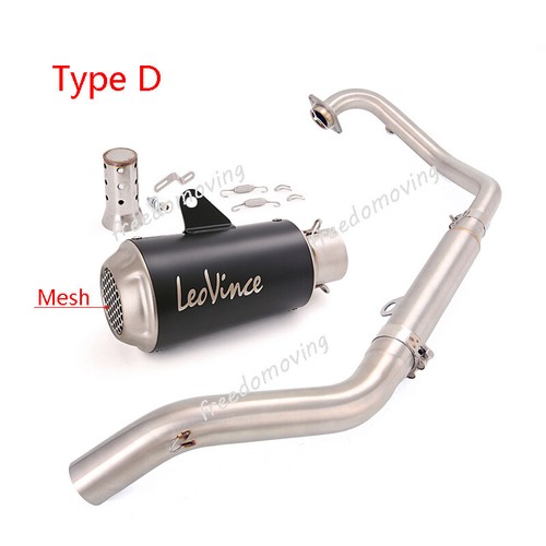 For CF Moto NK250 250SR NK300 300SR Exhaust System Front Muffler Pipe Silencer - Picture 7 of 15