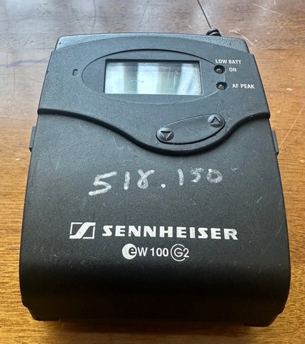 Sennheiser ew100 G2 SK 100 G2 Wireless Mic Bodypack Transmitter A: 518-554 MHz - Picture 2 of 10
