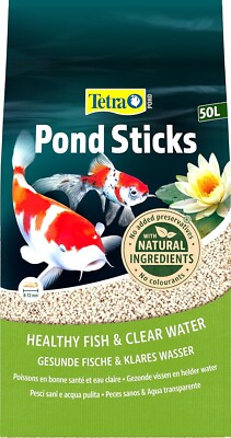 Tetra Pond Sticks 50 Liter Beutel / Teich Fischfutter Sticks / Goldfische