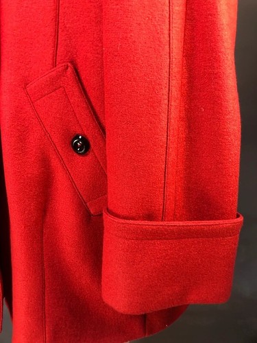 Burberry Red Wool Peacoat Jacket NWT RRP £1250 - Picture 4 of 12