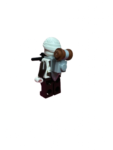 LEGO Star Wars Minifigure Dengar (busto bianco) sw0751 da Eclipse Fighter 75167 - Foto 2 di 2