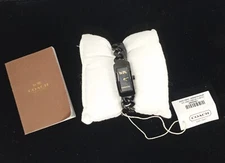 Coach Hangtag Black and Gold Women's Casual Watch Stainless Steal SKU: 14502065