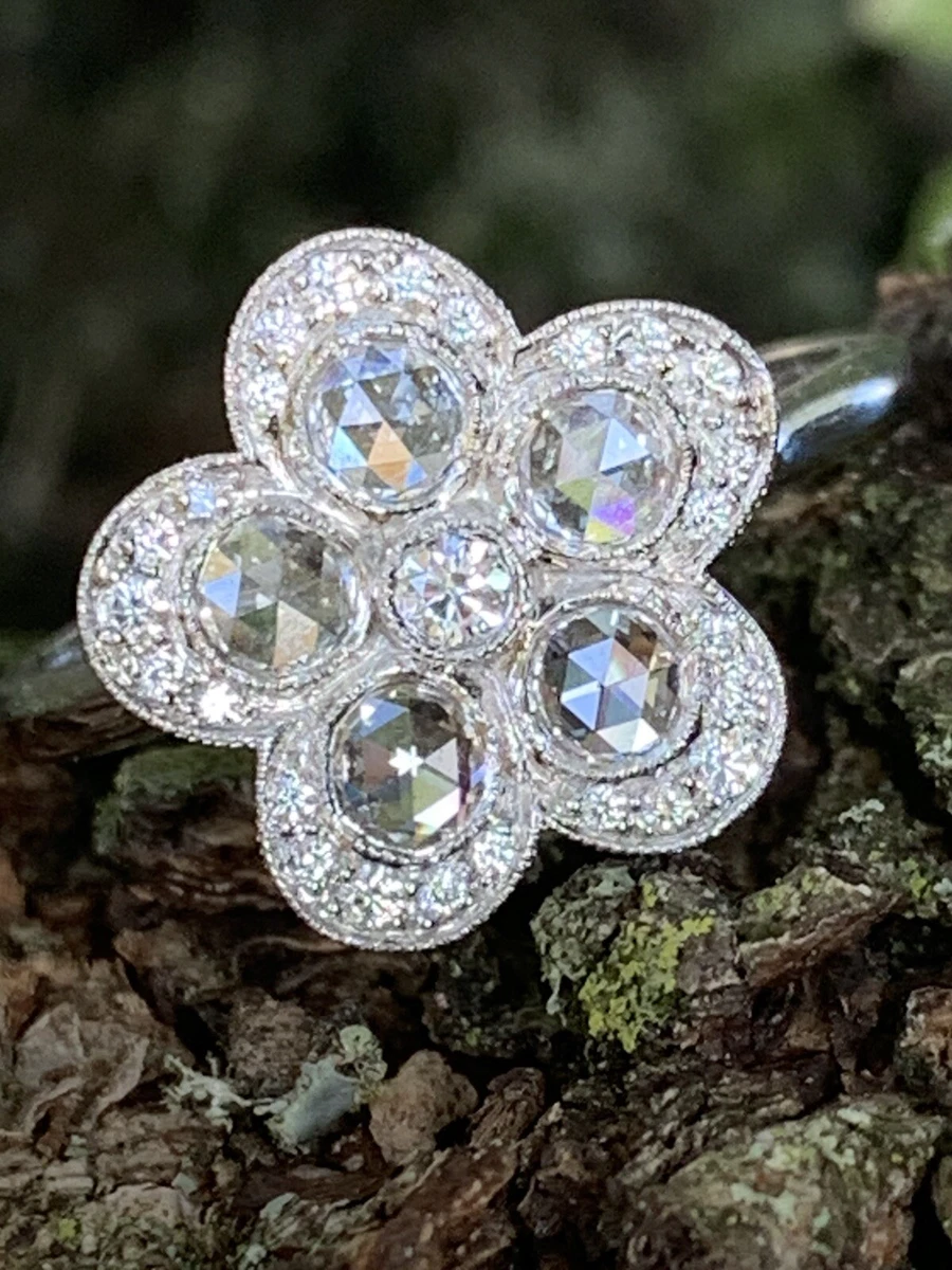 Tiffany rose cut diamond ring clearance