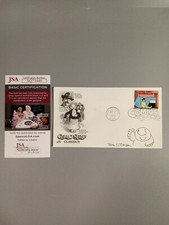 Tom Wilson “American Cartoonist” Signed Autograph Cachet JSA -1 #