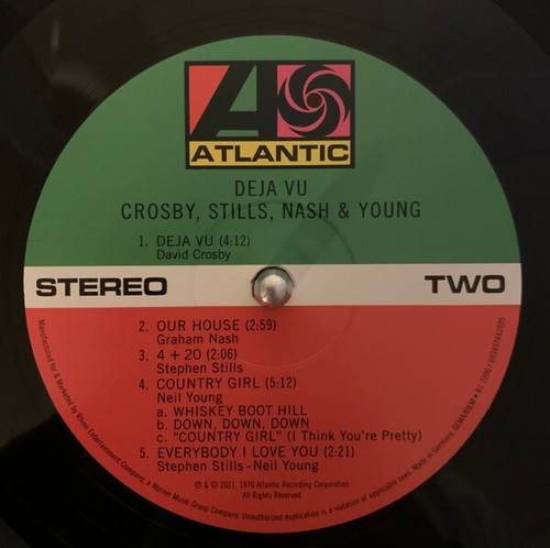 Crosby, Stills, Nash & Young - Deja Vu - Brand New Vinyl - Picture 4 of 6