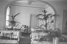 Plaque verre photo ancienne positif noir et blanc 13x18 cm Villers-le-Lac bar