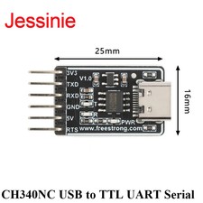CH340NC USB to TTL Serial Converter Module Type-C 5V to 3.3V 2pcs