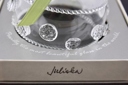 JULISKA BOHEMIAN GLASS CHRISTMAS BALL ORNAMENT, 2007 EDITION - NEW - Picture 3 of 9