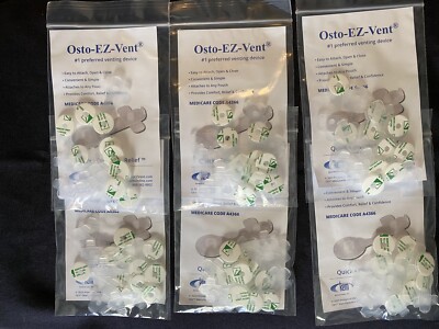 Kem  Osto-Ez-Vent Ostomy Pouch Venting System 6 Packs Of 10