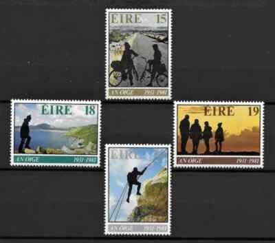 s50028 IRLAND POSTFRISCH ** 1981 Jugendherbergen 4v