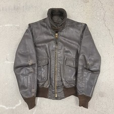 Vintage Navy G-1 Leather Flyers Jacket 60s USN