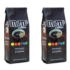 2 Pack - M&M's Milk Chocolate Candy Flavored Ground Coffee - 10 Ounce