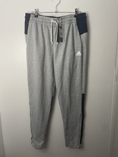 Adidas Gray And Navy Blue Sweatpants Joggers NWT
