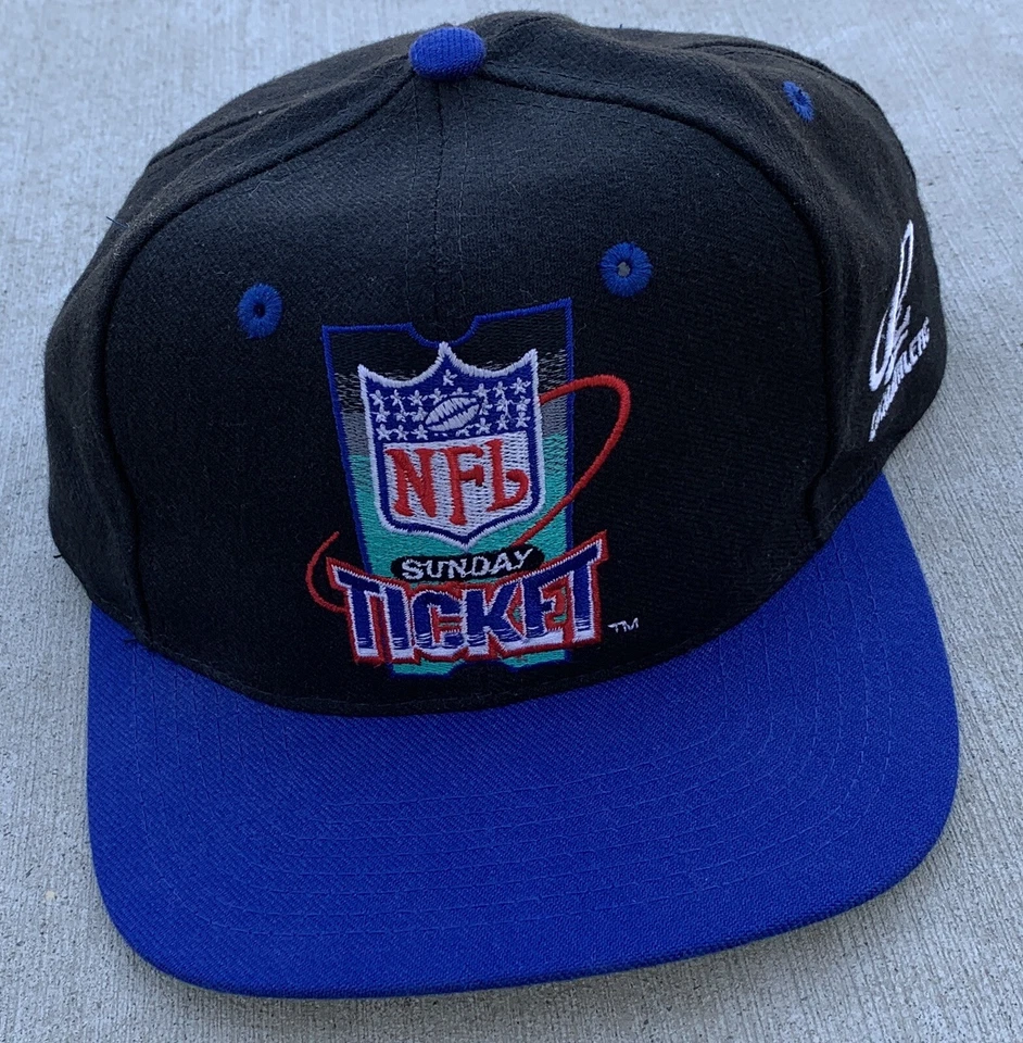 Gorra deportiva vintage con logotipo de boleto de domingo de la NFL hecha en Taiwán ROC Foto 2 de 4