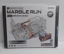 ROKR LG01 Infinite Cycle Marble Run 3D Wooden Puzzle - DIY Link Pack