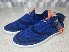 NWT Blue Speedo Kids Junior Water Shoes Large 4-5 Pool Ocean Swimming Water