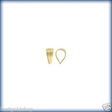 5mm by 7mm Bail Attacher Hook 4 Charm Pendant Real 14K Yellow Gold