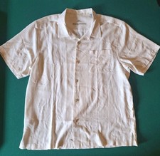 Tommy Bahama Men s Cayman Camp 100 Percent Silk Shirt Coconut XL