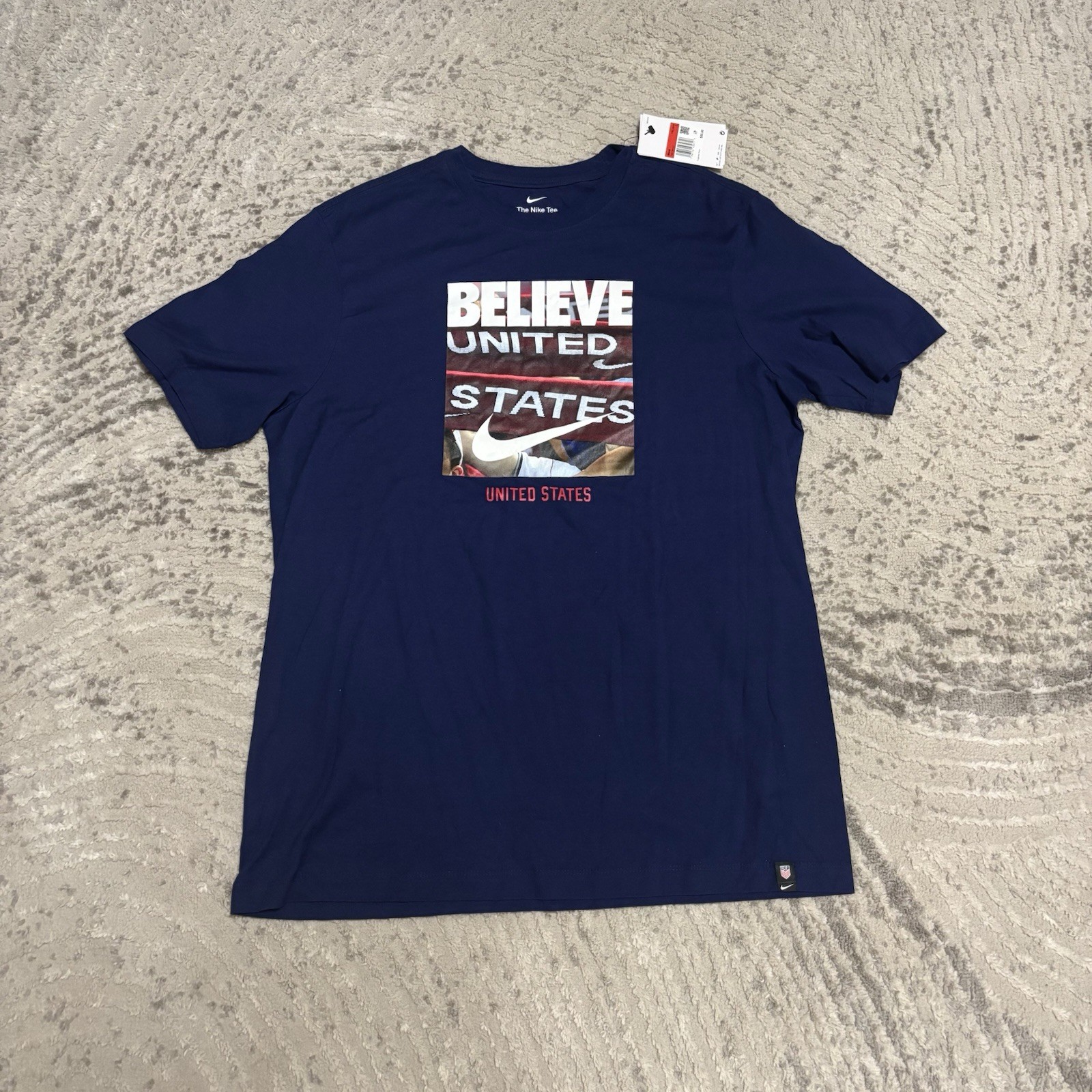 Nike USMNT Soccer Believe T-Shirt NWT Men's Size Large DX4194-421
