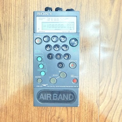 SONY AIR8 RADIO RECEIVER AIR 108-136MHz AM 150-2194kHz FM 76-108MHz AS IS Japan