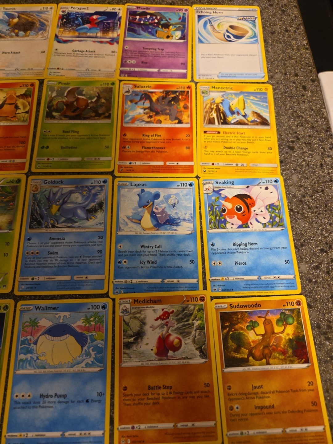 Pokémon Cards. 52 Different Cards. You Get All Of Them. Gently Used. Enjoy. 