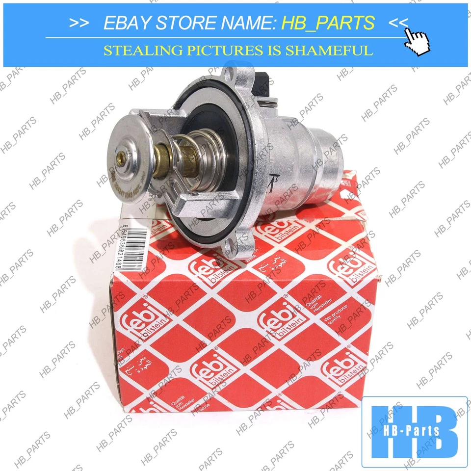 OEM Aluminum Thermostat w/ Housing For BMW X5 X6 E53 E60 E63 E64 E65 E66 E70 E71 Foto 2 de 4