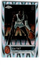 2023-24 Topps Chrome Overtime Elite Lava Refractor Kok Yat Cold Hearts #97