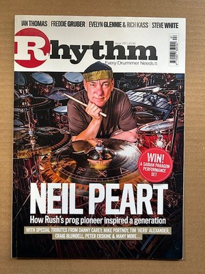 RUSH RHYTHM #297 MAGAZINE 2020 - Neil Peart tribute  cover with more inside (no 