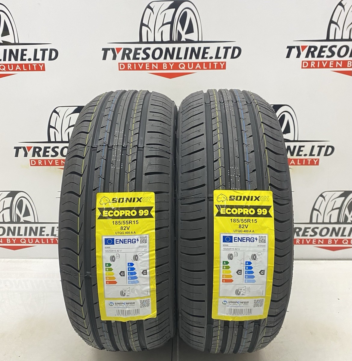 2 X 185 55 15 SONIX ECOPRO SPECIAL 99 82V 185/55R15 BRAND NEW