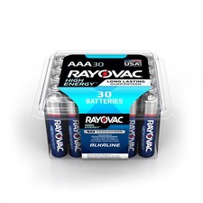 30-Pack Rayovac High Energy AAA Alkaline Batteries