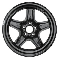 Factory Steel 5-spoke Black 17x7 Steel Factory Wheel Factory Steel 5-spoke Black 17x7 Steel Factory Wheel