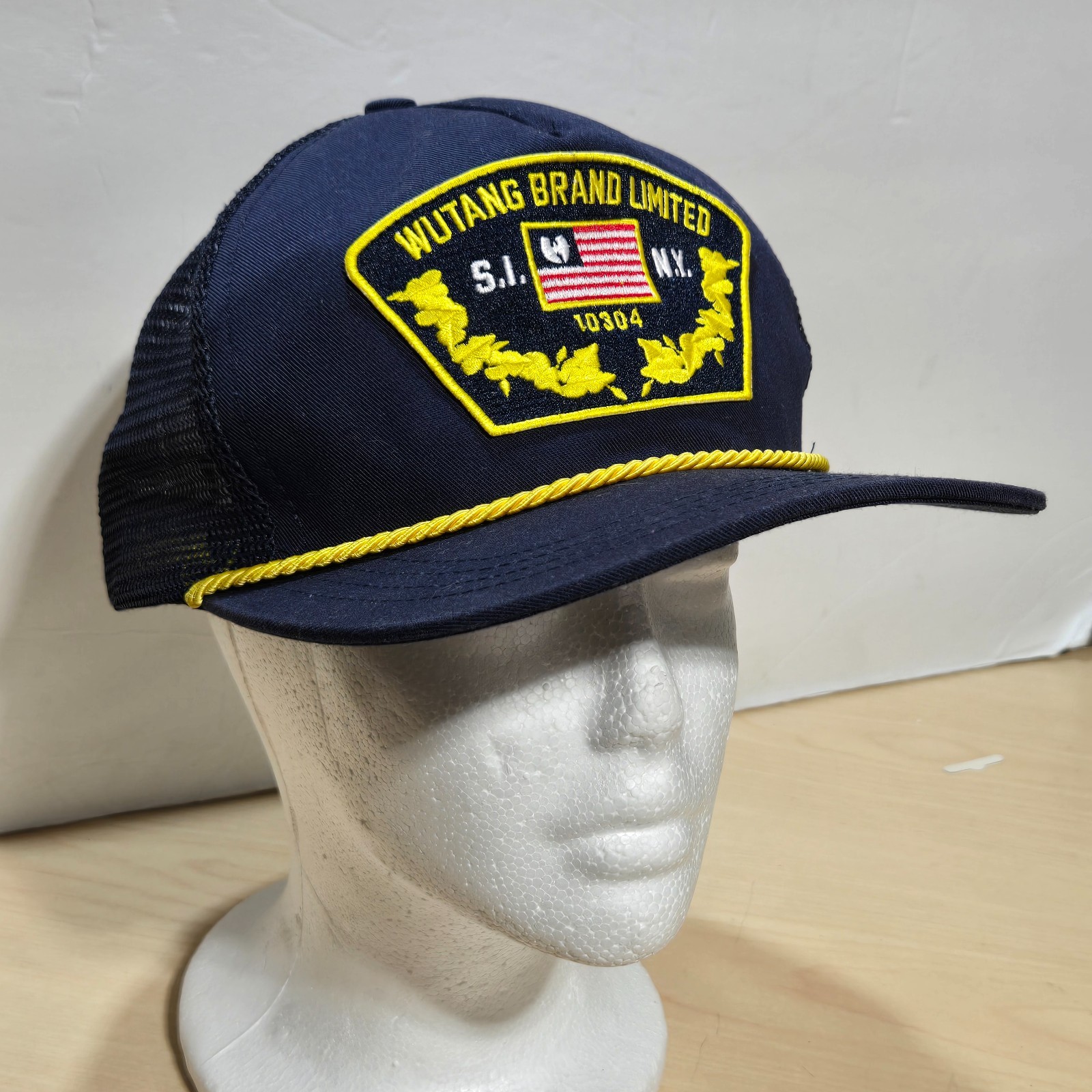 Vintage Wu Tang Clan Hat Cap Snapback Blue Wu Wear Ra… - Gem