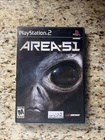Area 51 (Sony PlayStation 2, 2005) CIB w/Reg Card Tested! FREE SHIPPING