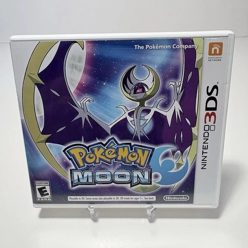 Pokemon Moon Nintendo 3DS Complete CIB Tested Authentic Clean Fast Shipping
