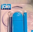 Joie Straw On The Go set NWT,reusable, stainless steel straw+cleaning brush+case — photo 4