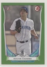 2014 Bowman Draft Green 45/75 Austin Cousino #DP82 0b2
