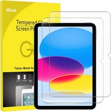 JETech Screen Protector for iPad A16 11th/10th Generation 2-Pack