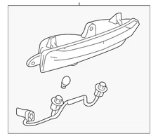 Genuine GM Back Up Lamp 84450410
