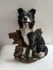 Vivid Arts Resin Sheepdog Wall Hanging,Border Collie Dog,WO-SSDG-D,Outdoor etc
