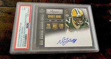 2014 Panini Prestige DaVante Adams 17 Draft Big Board Signatures PSA 7 RC