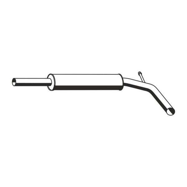 Ernst 121101 MittelschalldäMpfer FüR VW Polo 3 6N1 6N2 1.0 1.3 1.4 1.6 45-75 PS-image