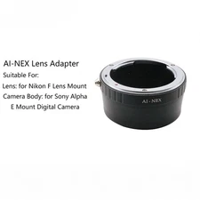 AI-NEX Lens Adapter for Nikon F Lens to for Sony NEX Alpha E Mount Camera