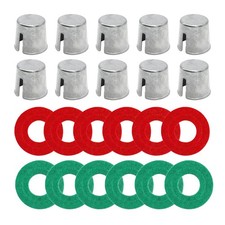 10PCS Car Battery Post Terminal Shims, Auto Lead Terminal Shim Caps with 12 P...