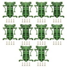10 Sets 35mm PCB DIN C45 Rail Adapter Circuit Board Mounting Bracket Stand Ca...